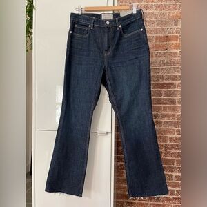 Everlane High Rise Kick Crop Jeans, Dark wash, Size 29, New, Unworn